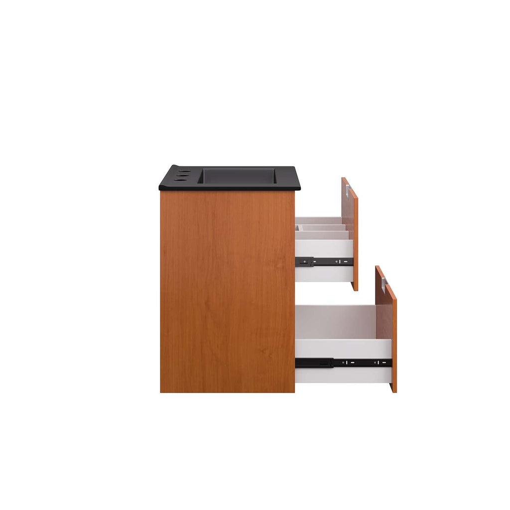 Scenic 18" Wall-Mount Bathroom Vanity by Modway