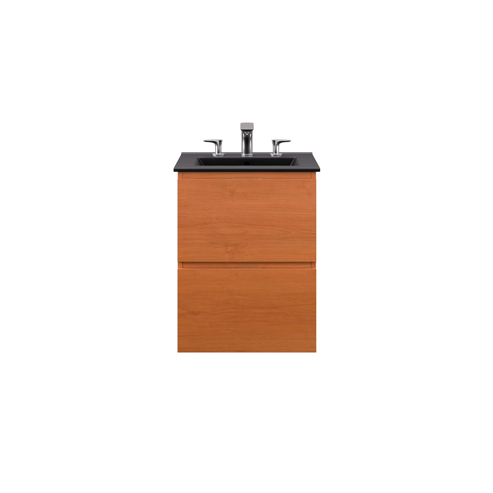 Scenic 18" Wall-Mount Bathroom Vanity by Modway