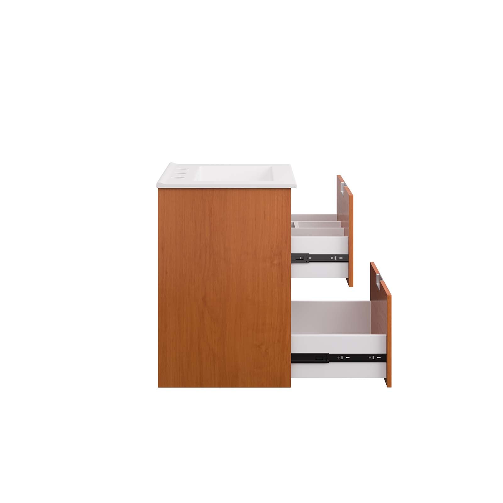 Scenic 18" Wall-Mount Bathroom Vanity by Modway