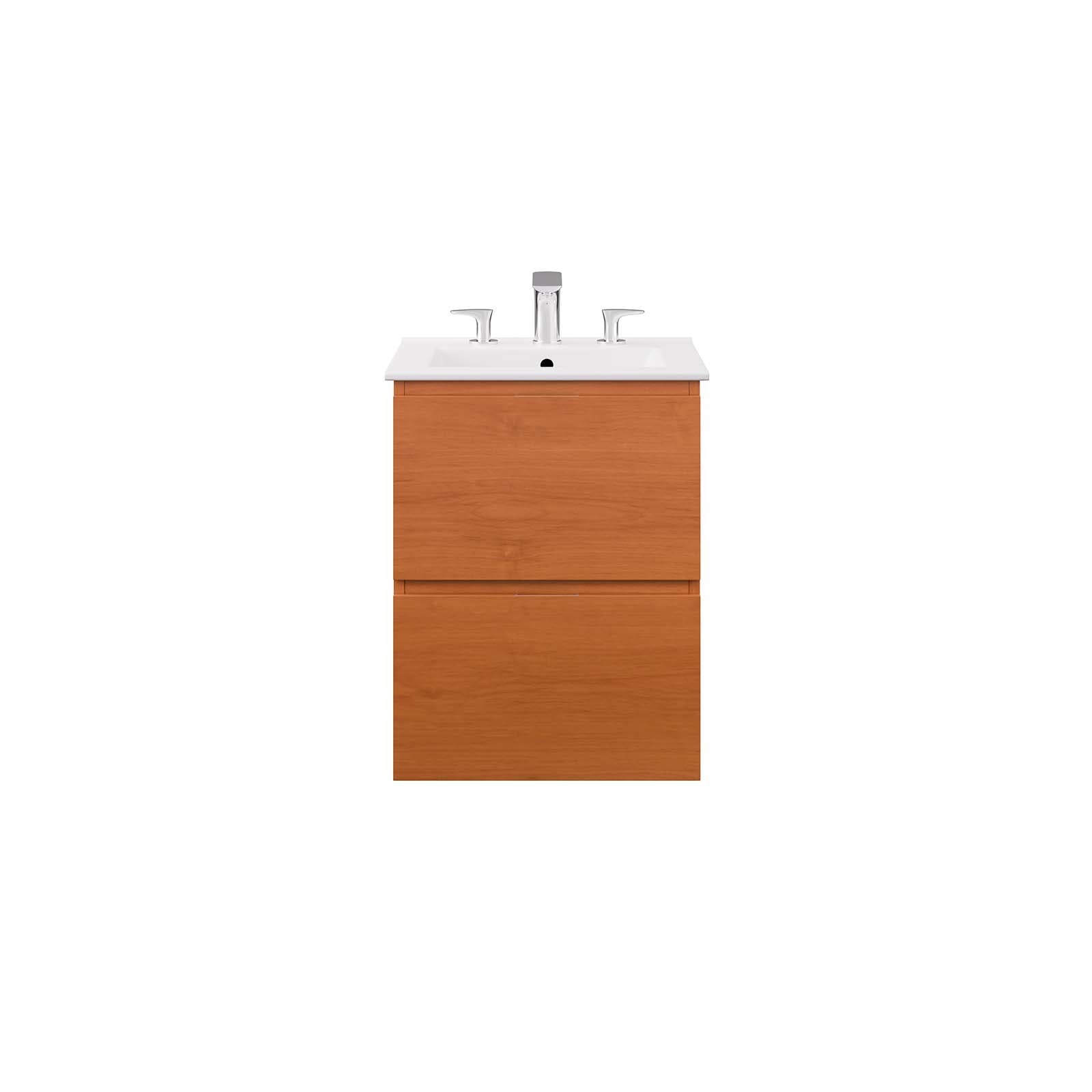 Scenic 18" Wall-Mount Bathroom Vanity by Modway