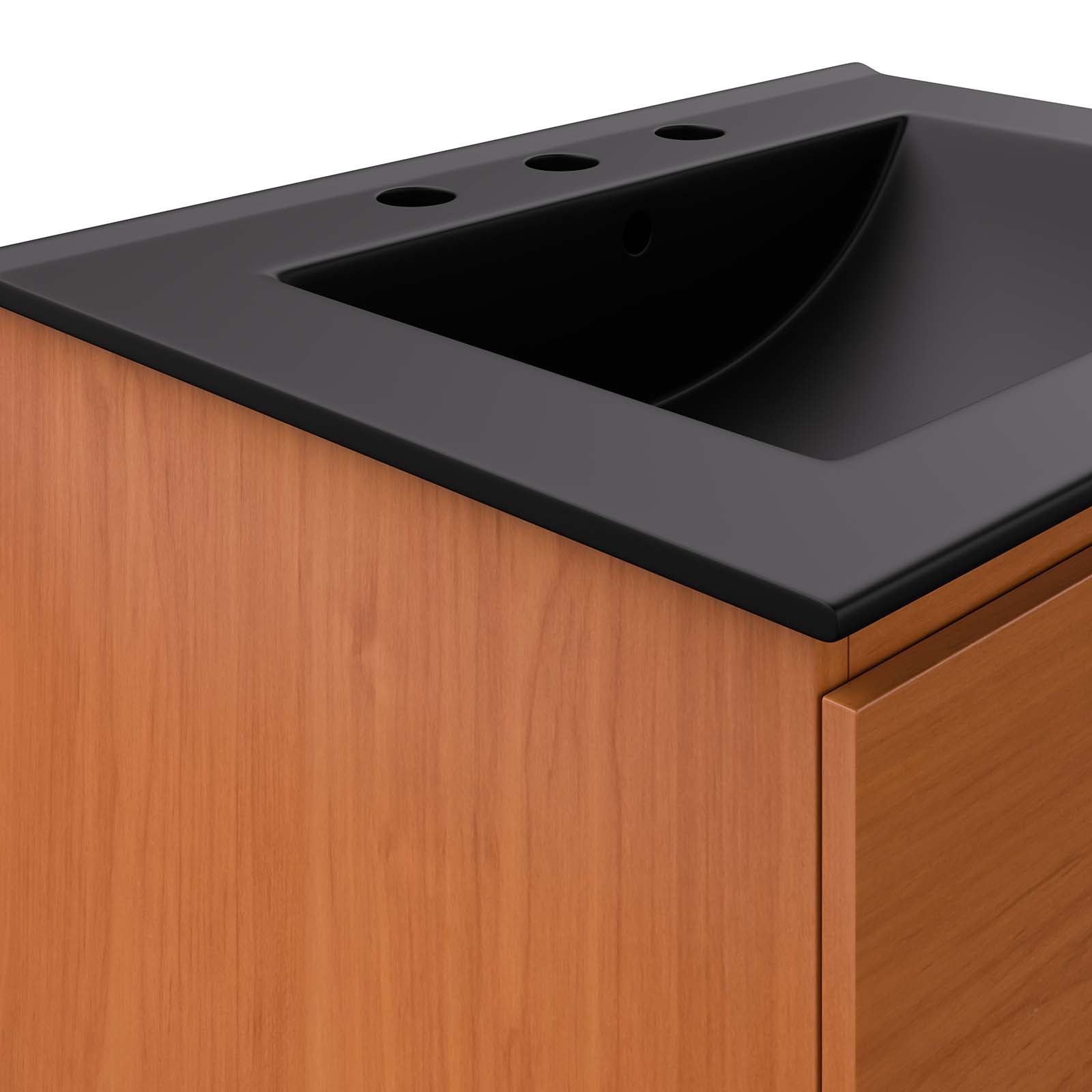 Scenic 24" Wall-Mount Bathroom Vanity by Modway