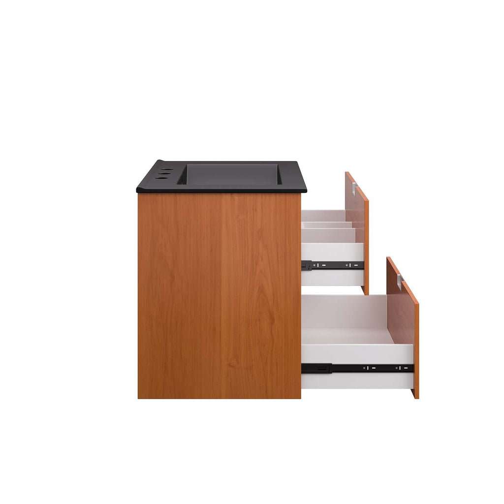 Scenic 24" Wall-Mount Bathroom Vanity by Modway