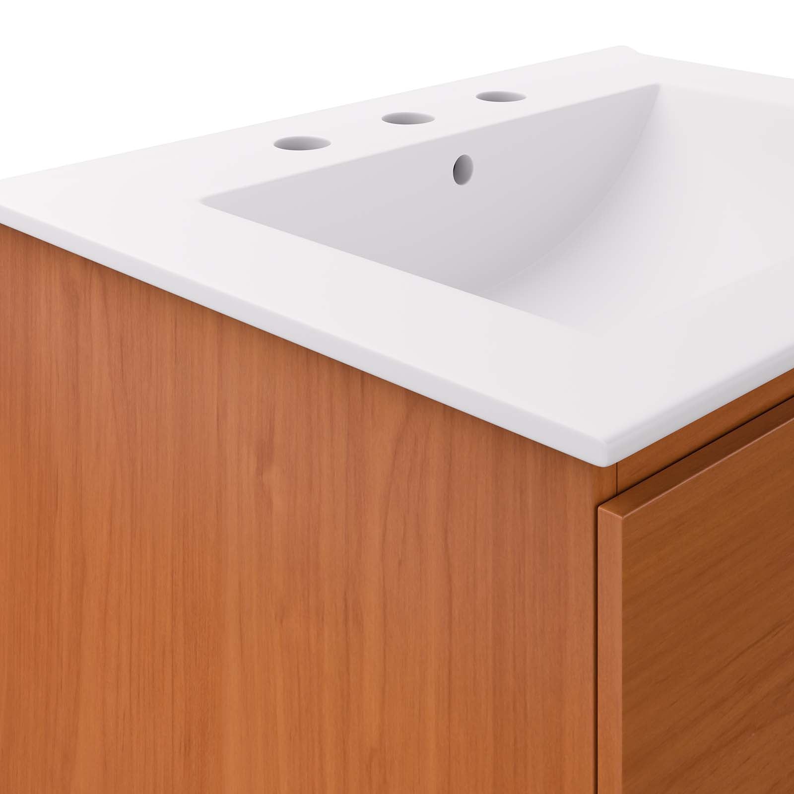 Scenic 24" Wall-Mount Bathroom Vanity by Modway