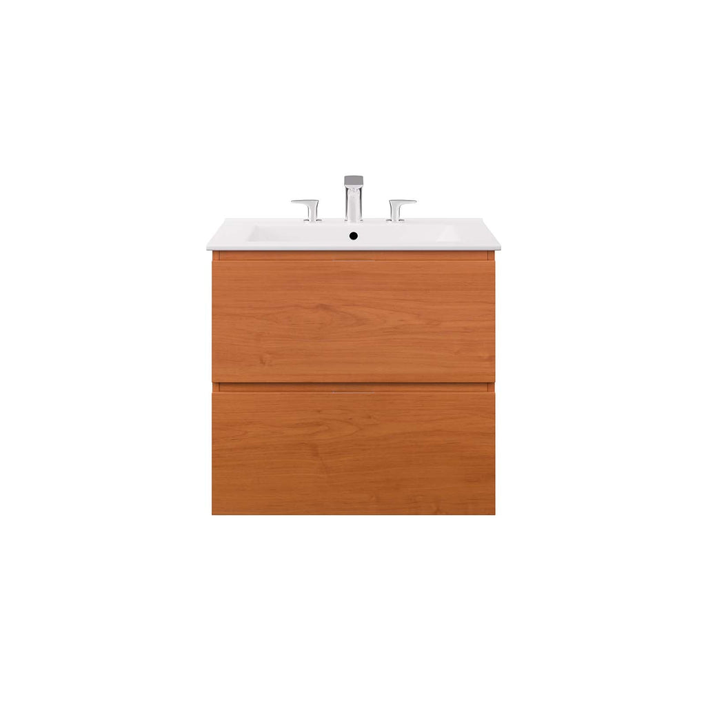 Scenic 24" Wall-Mount Bathroom Vanity by Modway