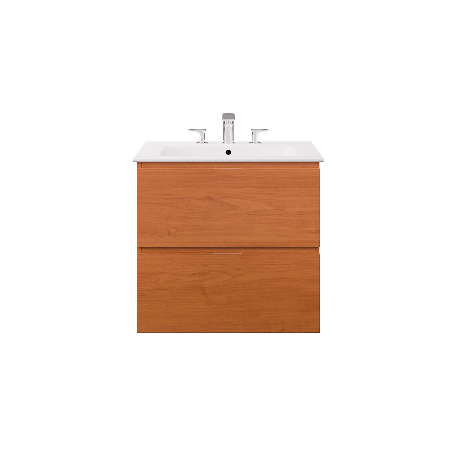Scenic 24" Wall-Mount Bathroom Vanity by Modway