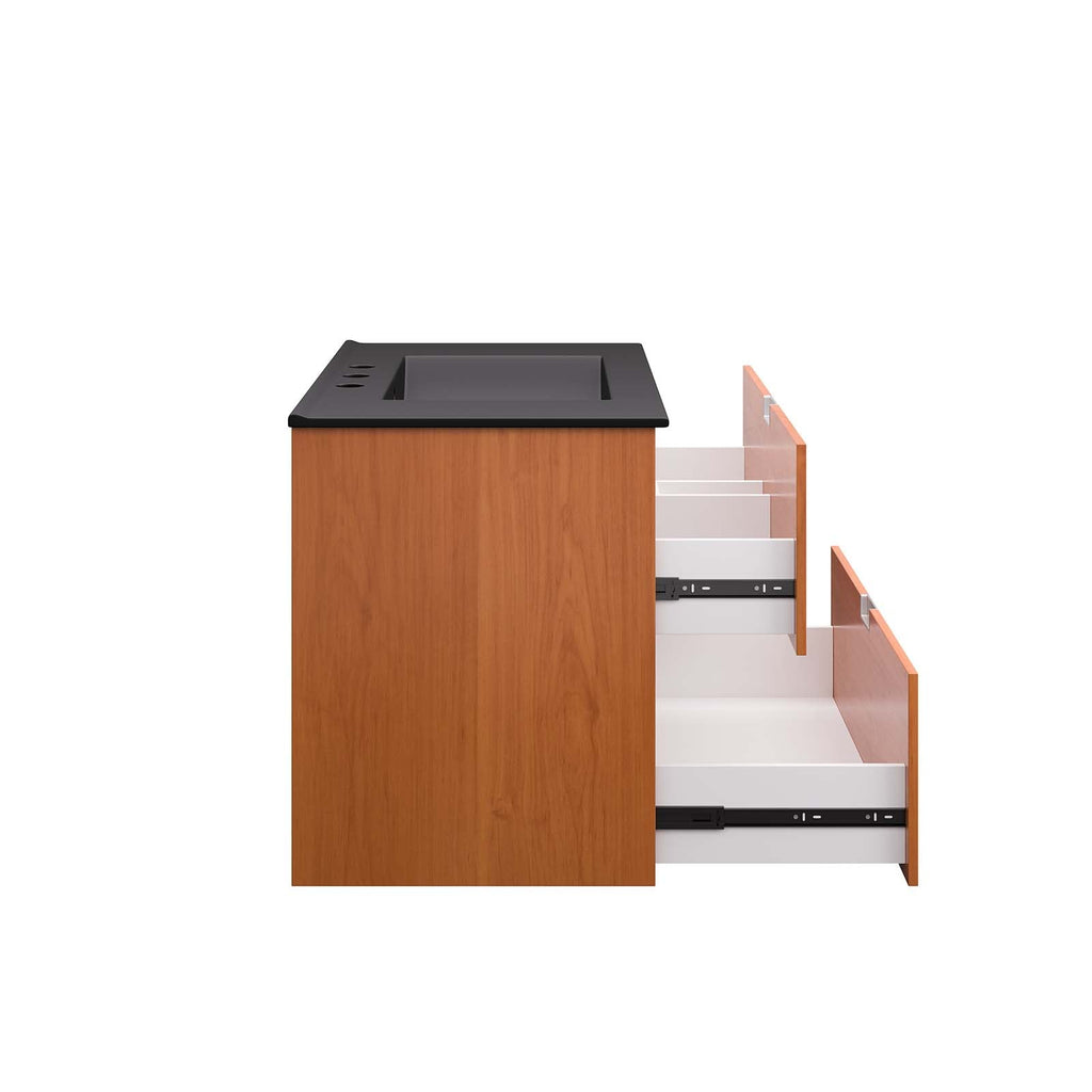 Scenic 30" Wall-Mount Bathroom Vanity by Modway