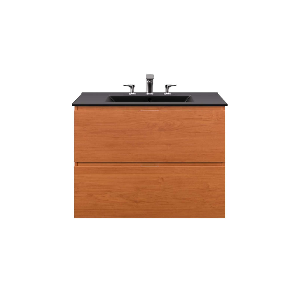 Scenic 30" Wall-Mount Bathroom Vanity by Modway