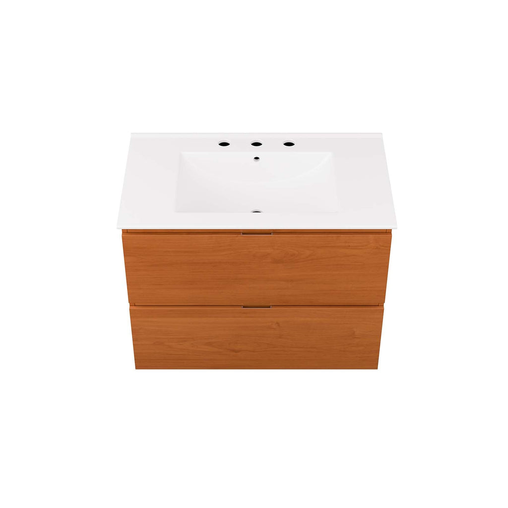Scenic 30" Wall-Mount Bathroom Vanity by Modway