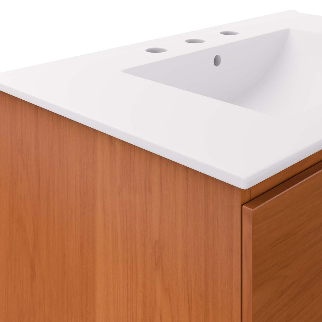 Scenic 30" Wall-Mount Bathroom Vanity by Modway