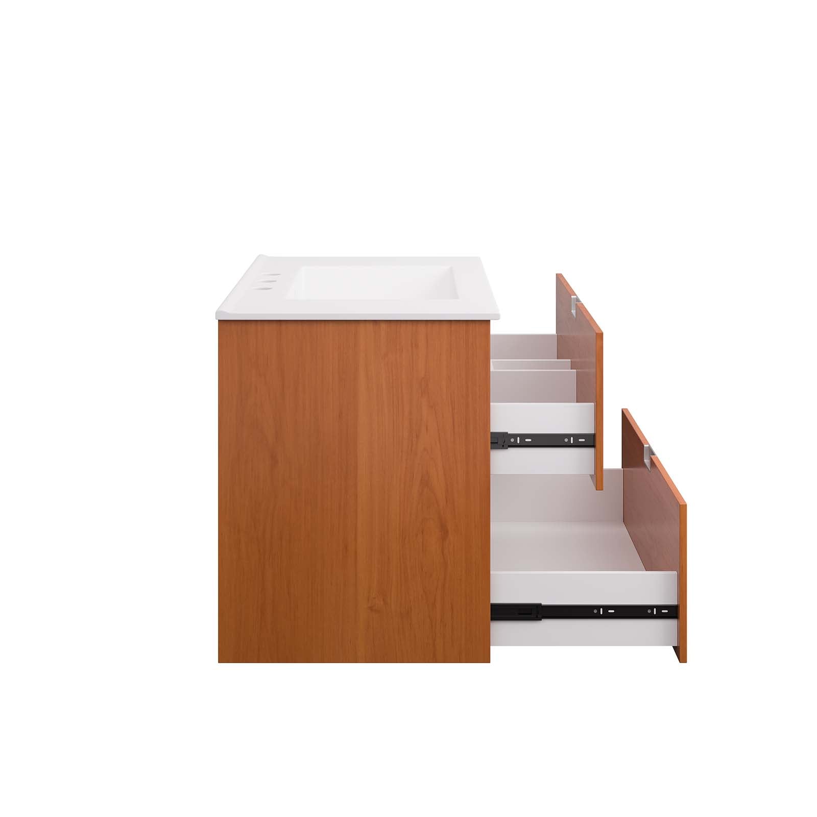 Scenic 30" Wall-Mount Bathroom Vanity by Modway