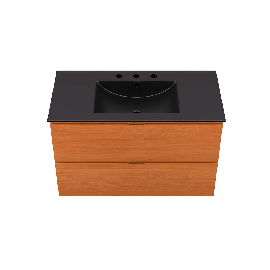 Scenic 36" Wall-Mount Bathroom Vanity by Modway
