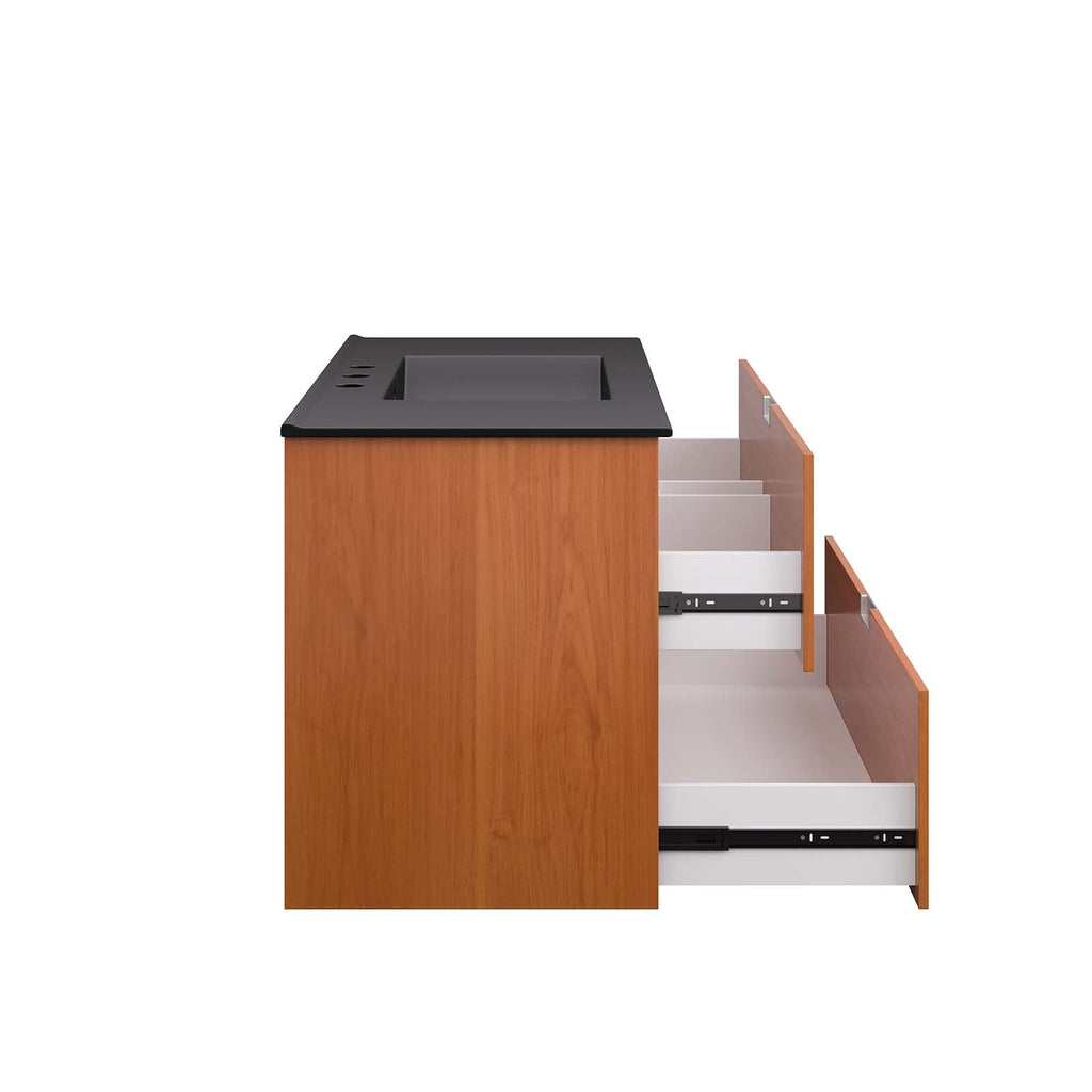 Scenic 36" Wall-Mount Bathroom Vanity by Modway