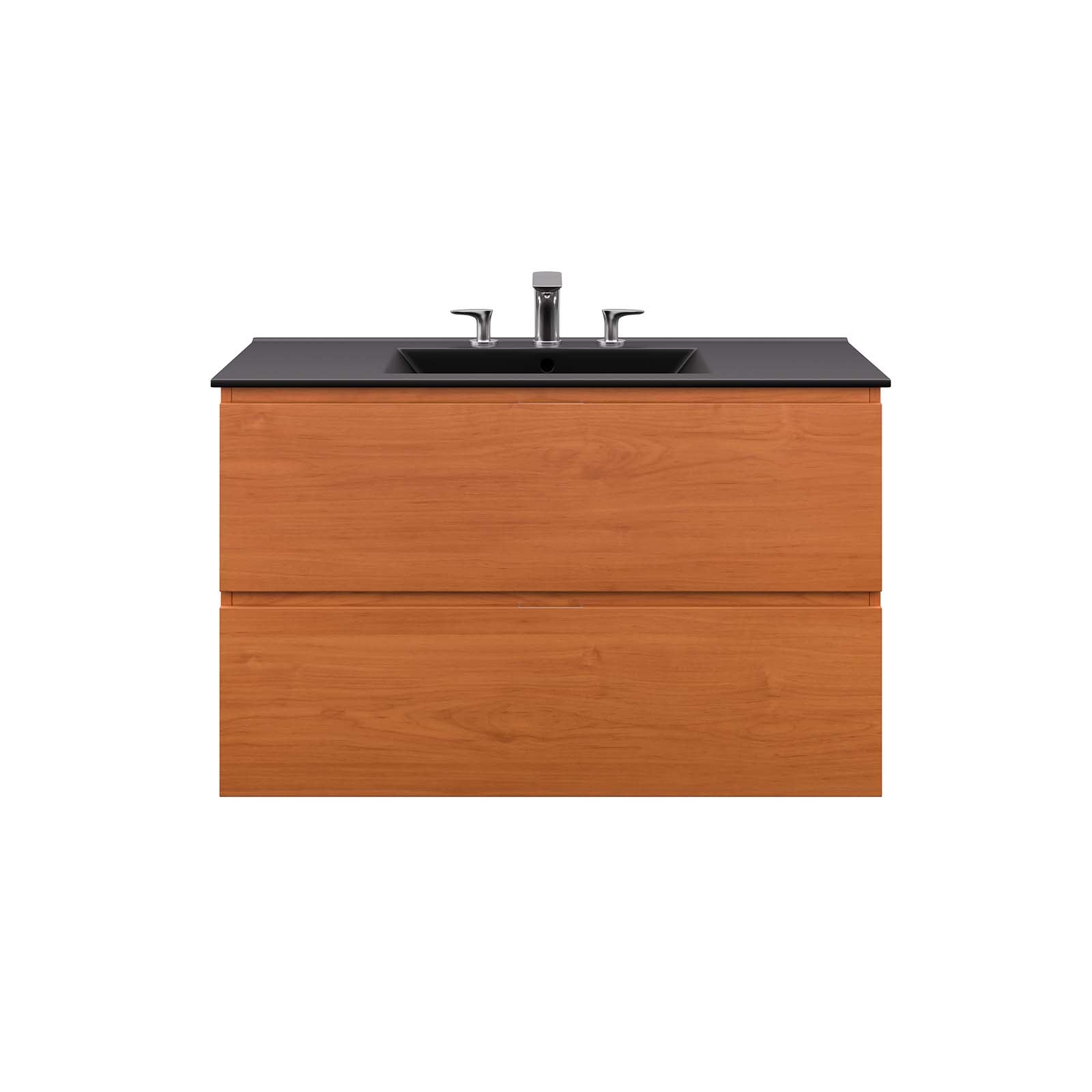 Scenic 36" Wall-Mount Bathroom Vanity by Modway