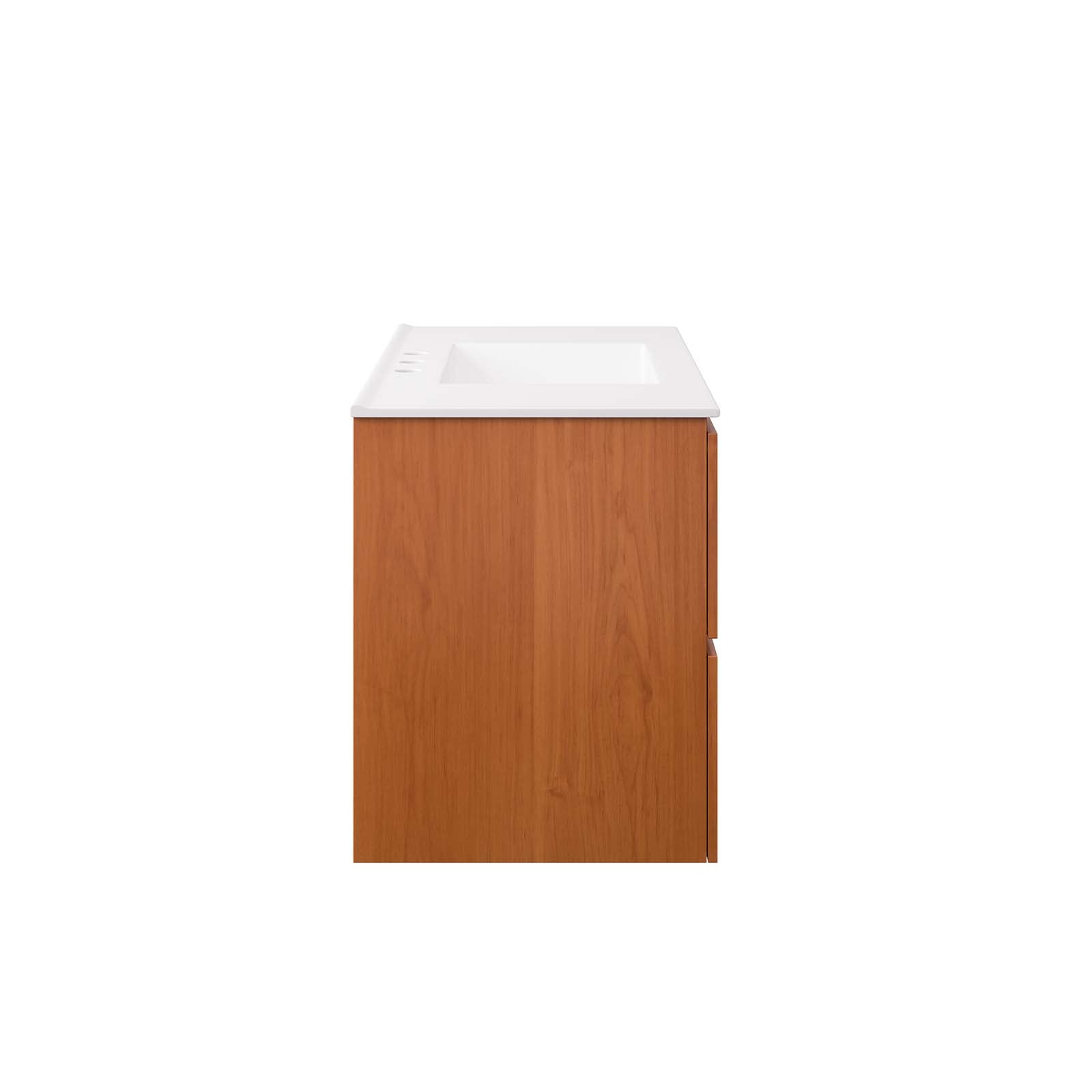 Scenic 36" Wall-Mount Bathroom Vanity by Modway