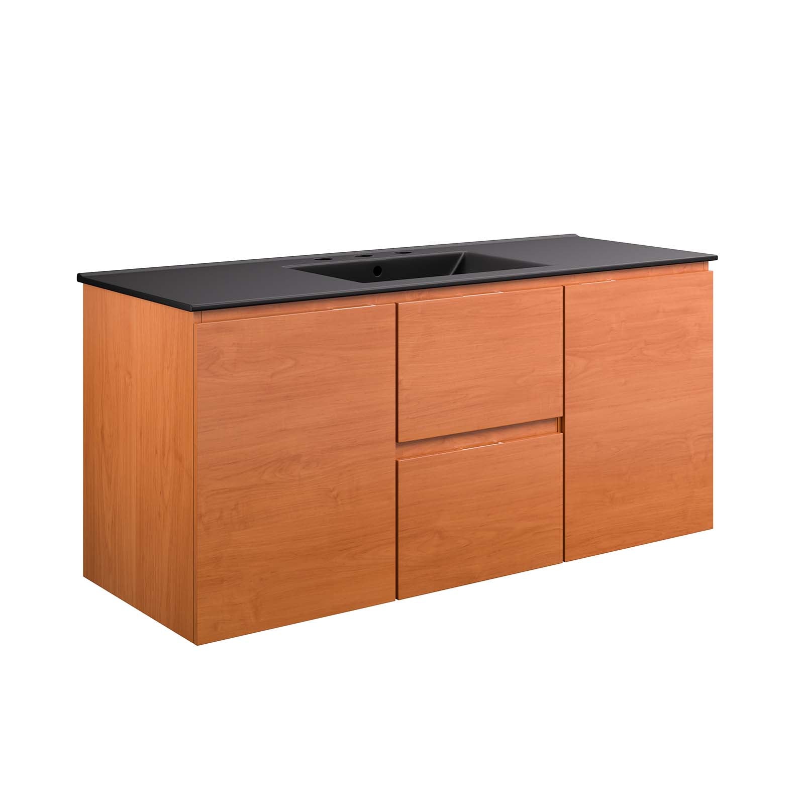 Scenic 48" Wall-Mount Bathroom Vanity by Modway