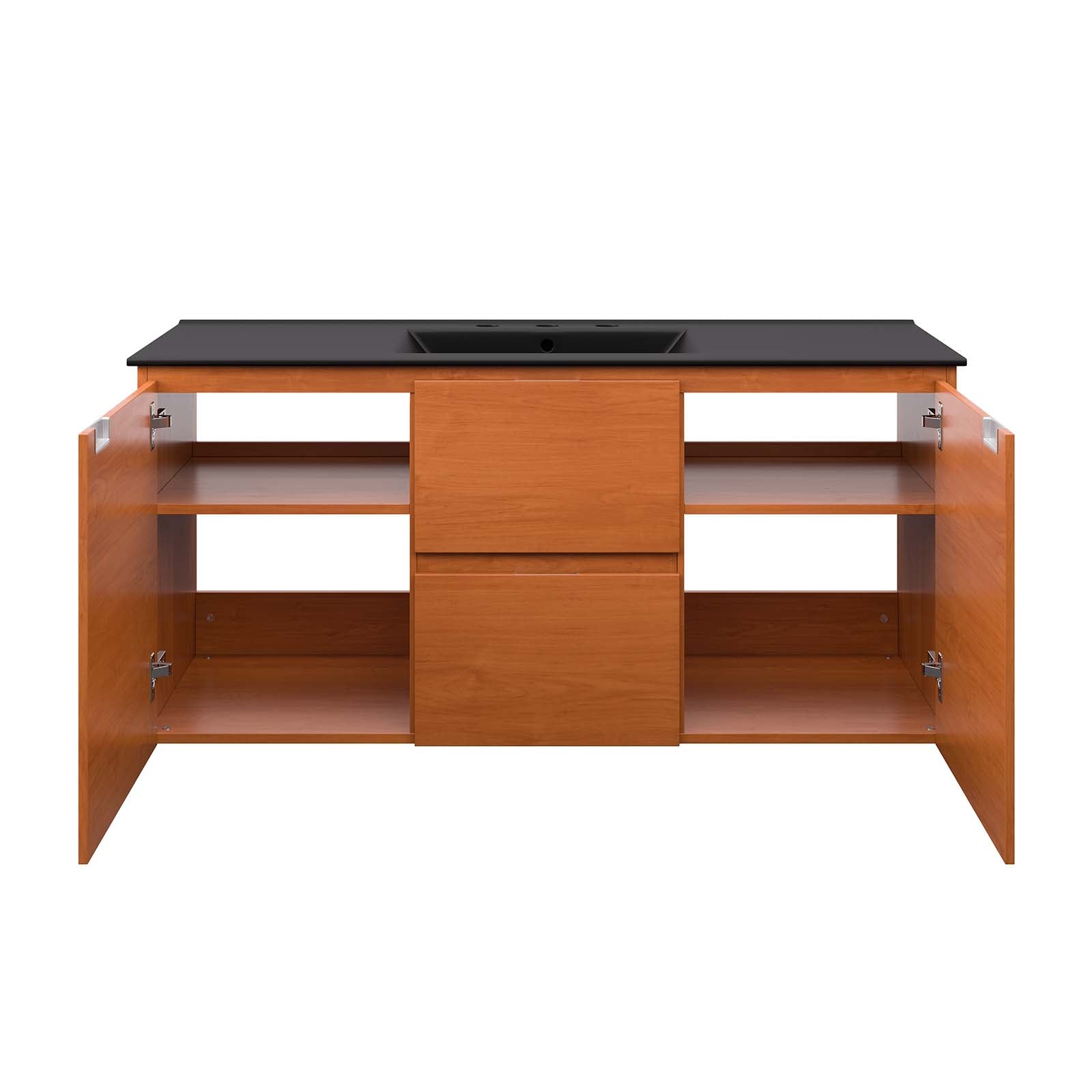 Scenic 48" Wall-Mount Bathroom Vanity by Modway