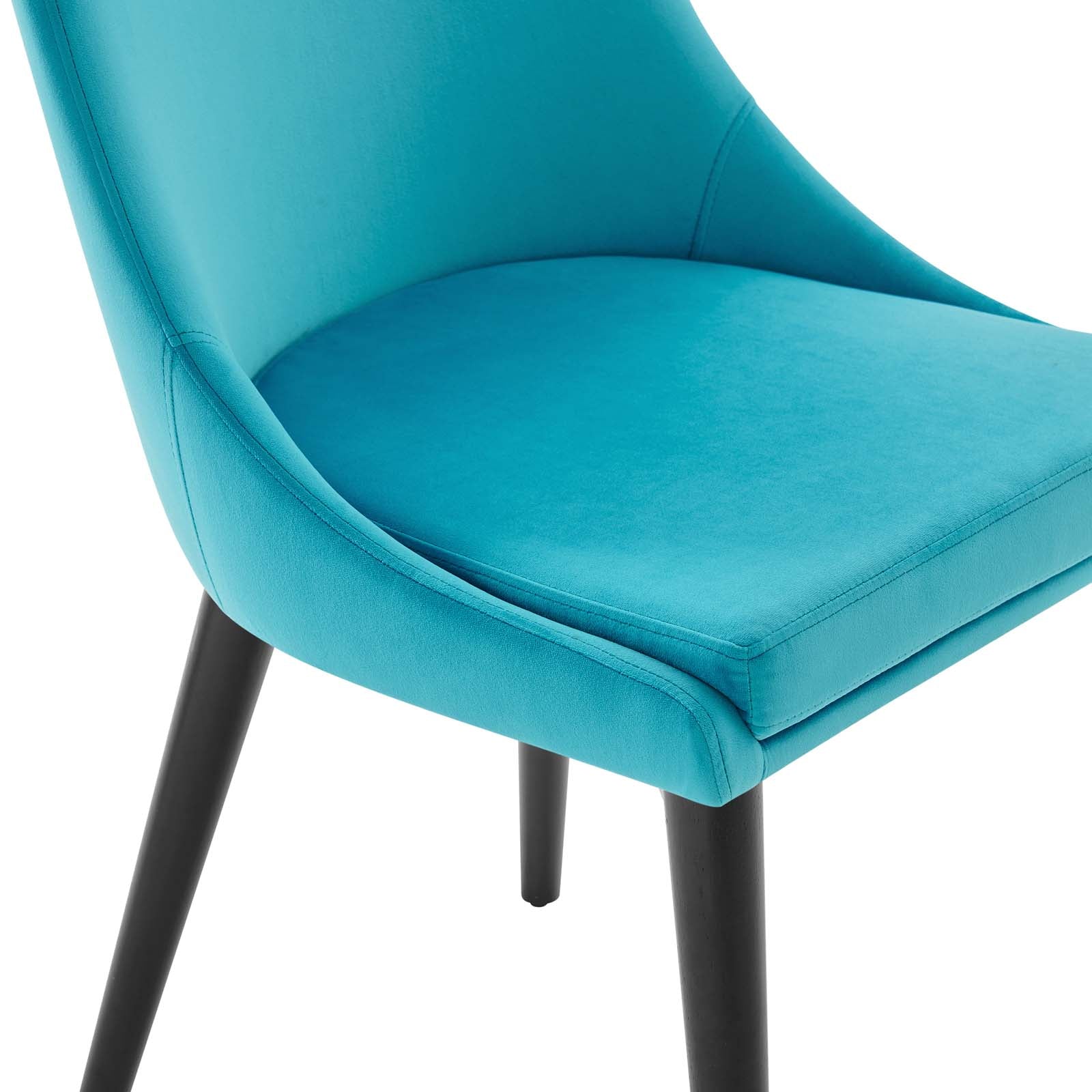 Viscount Accent Performance Velvet Dining Chairs Set of 2 by Modway