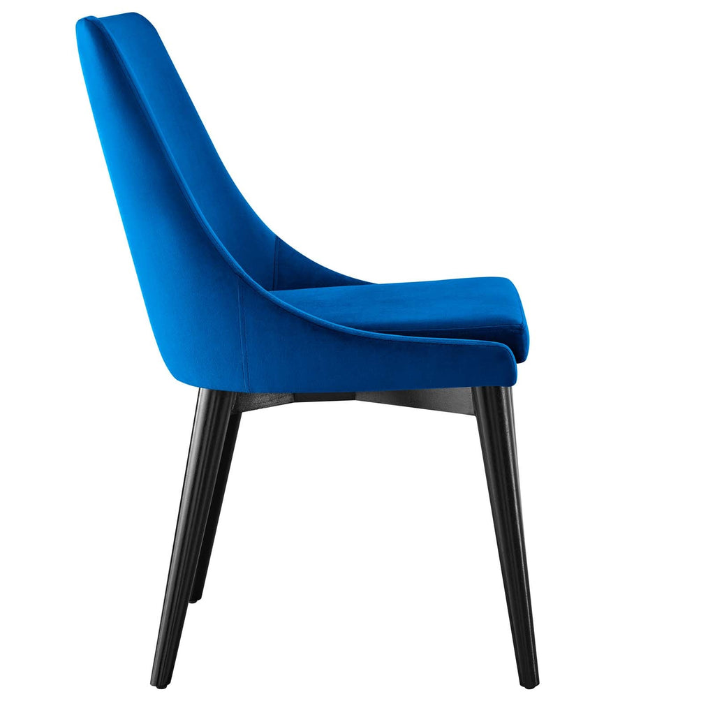 Viscount Accent Performance Velvet Dining Chairs Set of 2 by Modway