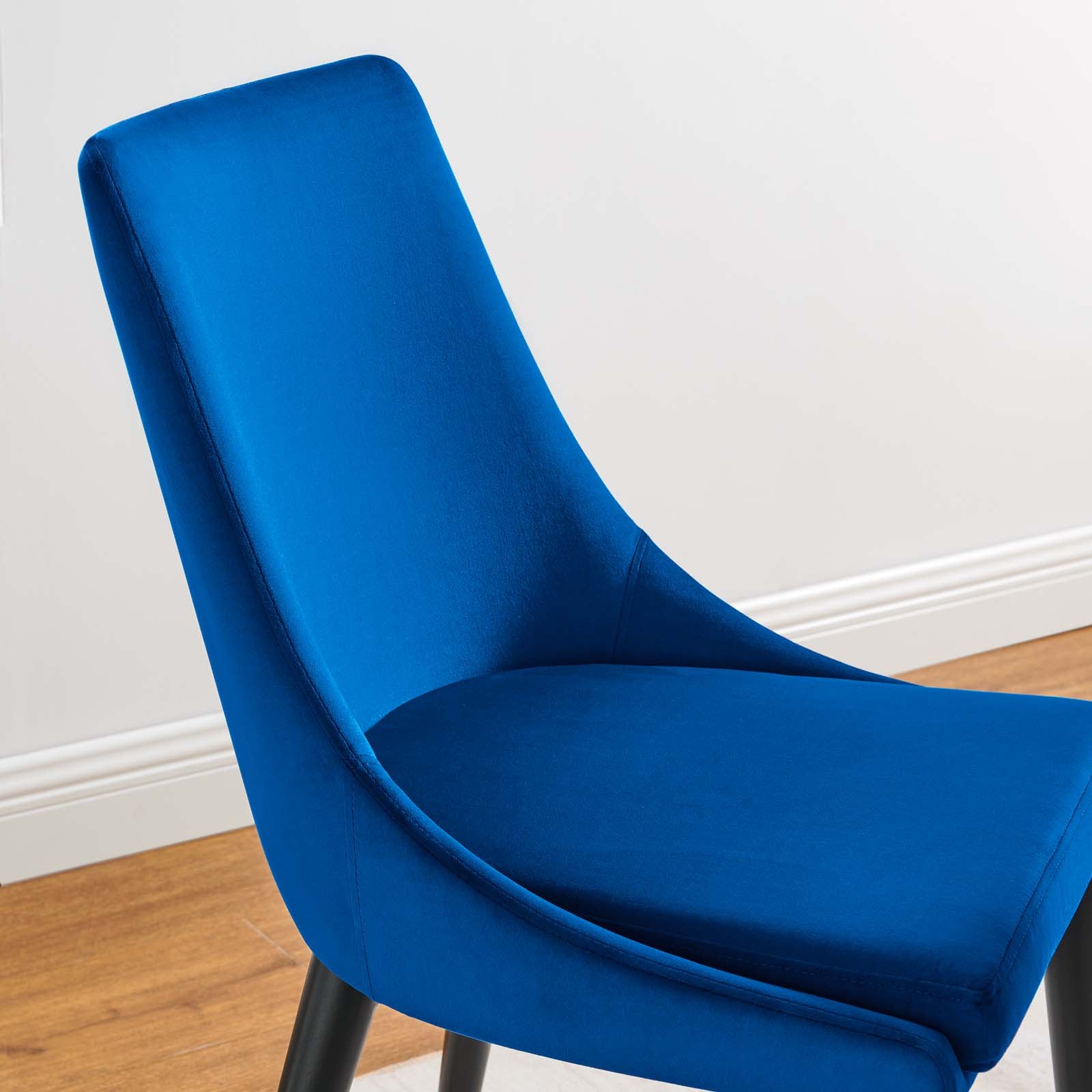 Viscount Accent Performance Velvet Dining Chairs Set of 2 by Modway