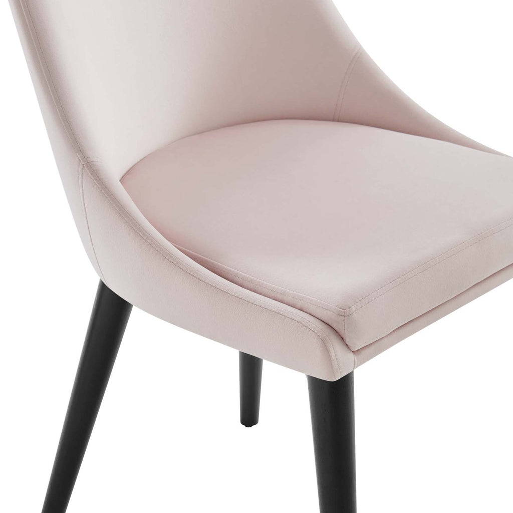 Viscount Accent Performance Velvet Dining Chairs Set of 2 by Modway