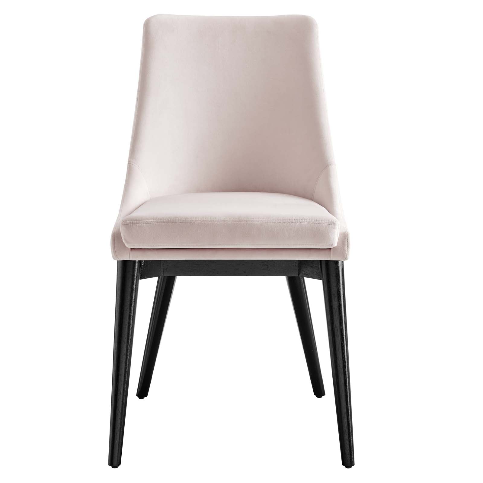 Viscount Accent Performance Velvet Dining Chairs Set of 2 by Modway