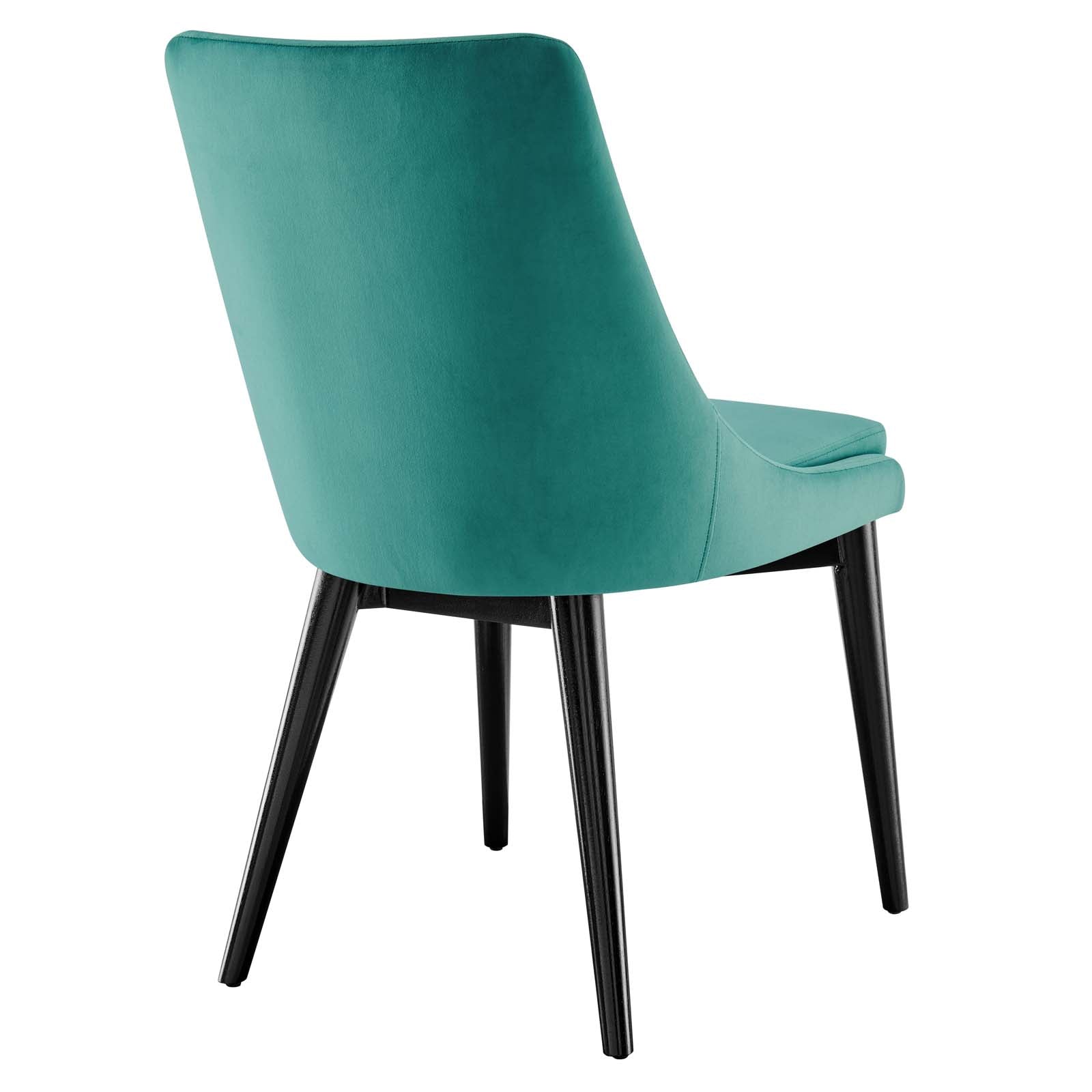 Viscount Accent Performance Velvet Dining Chairs Set of 2 by Modway
