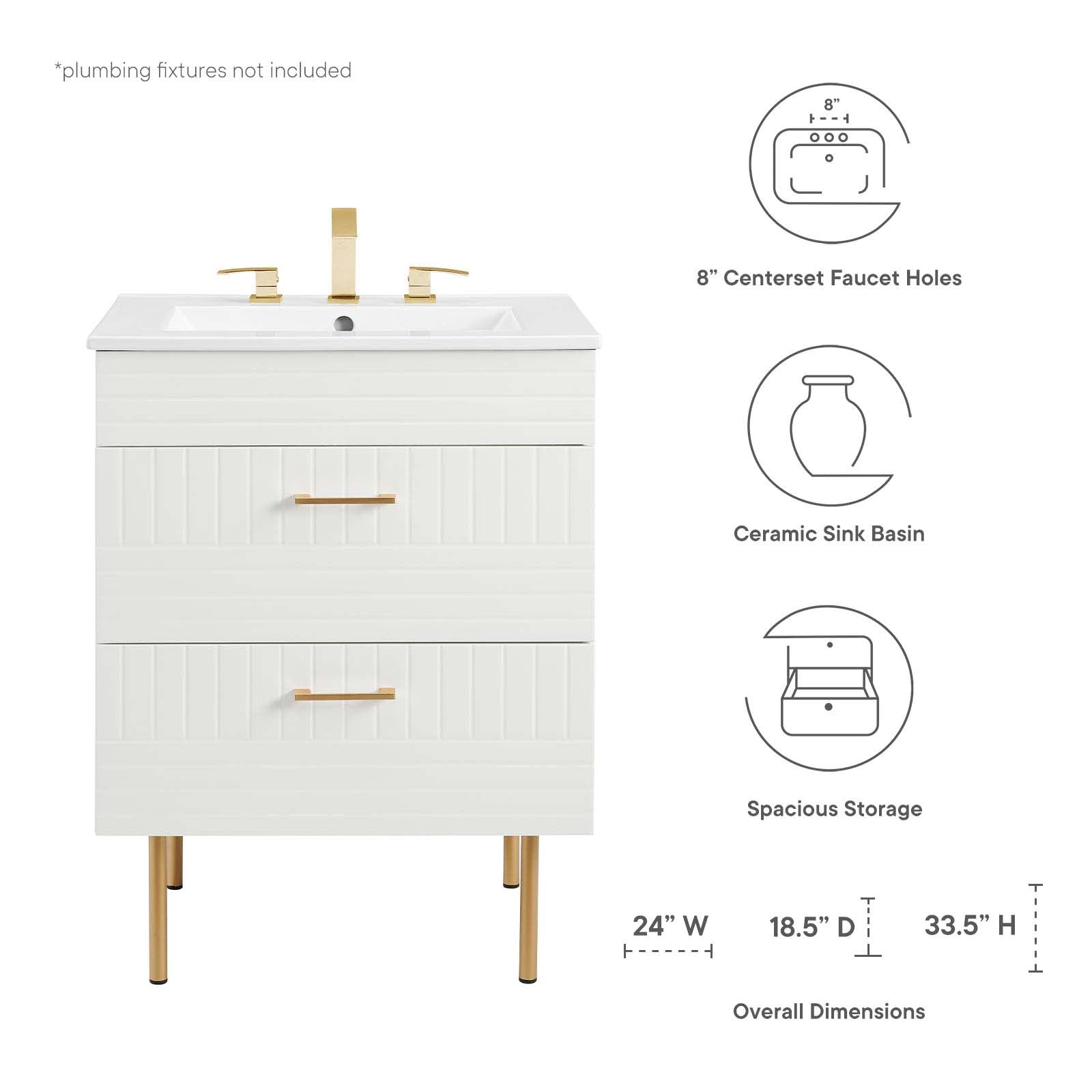 Daybreak 24" Bathroom Vanity by Modway