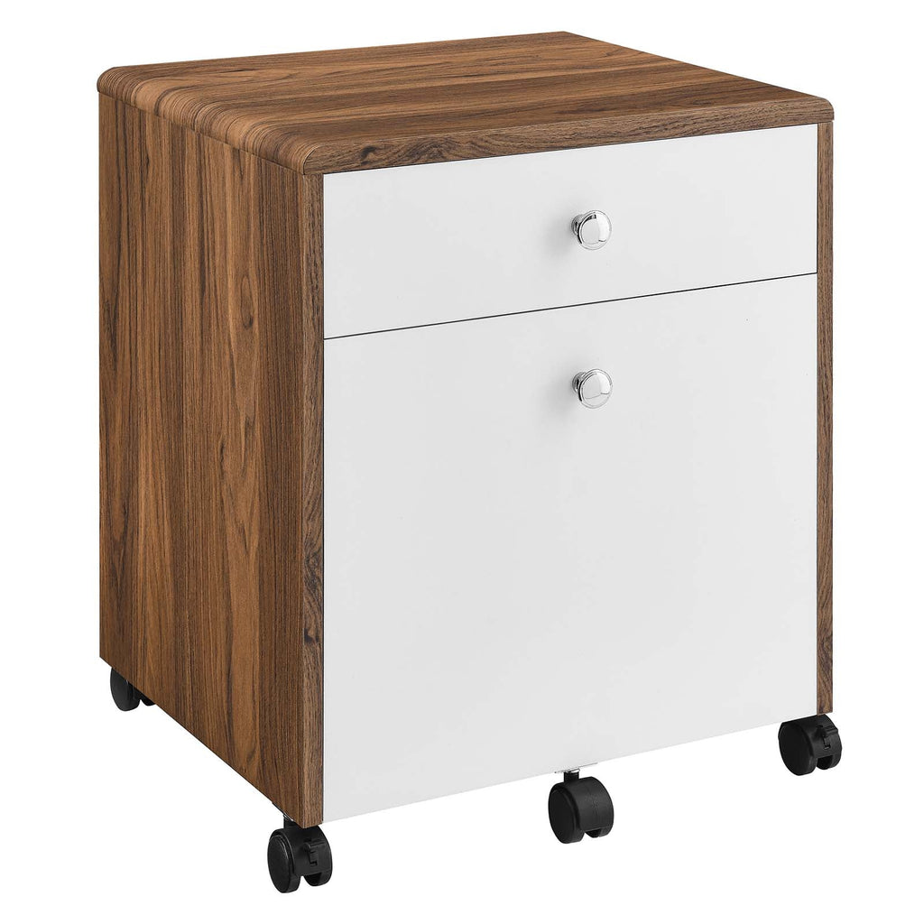 Transmit Wood Desk and File Cabinet Set by Modway