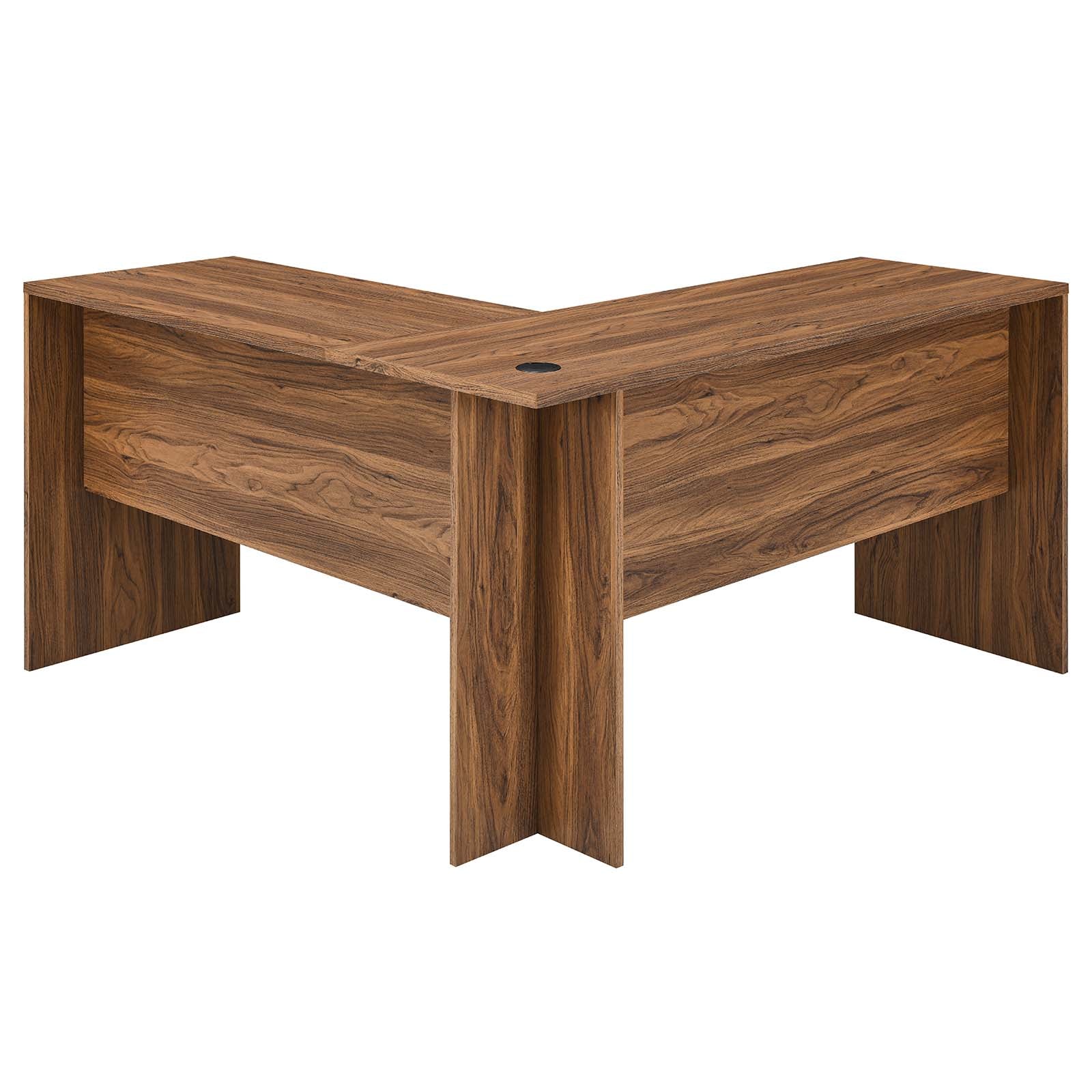 Envision Wood Desk and File Cabinet Set by Modway