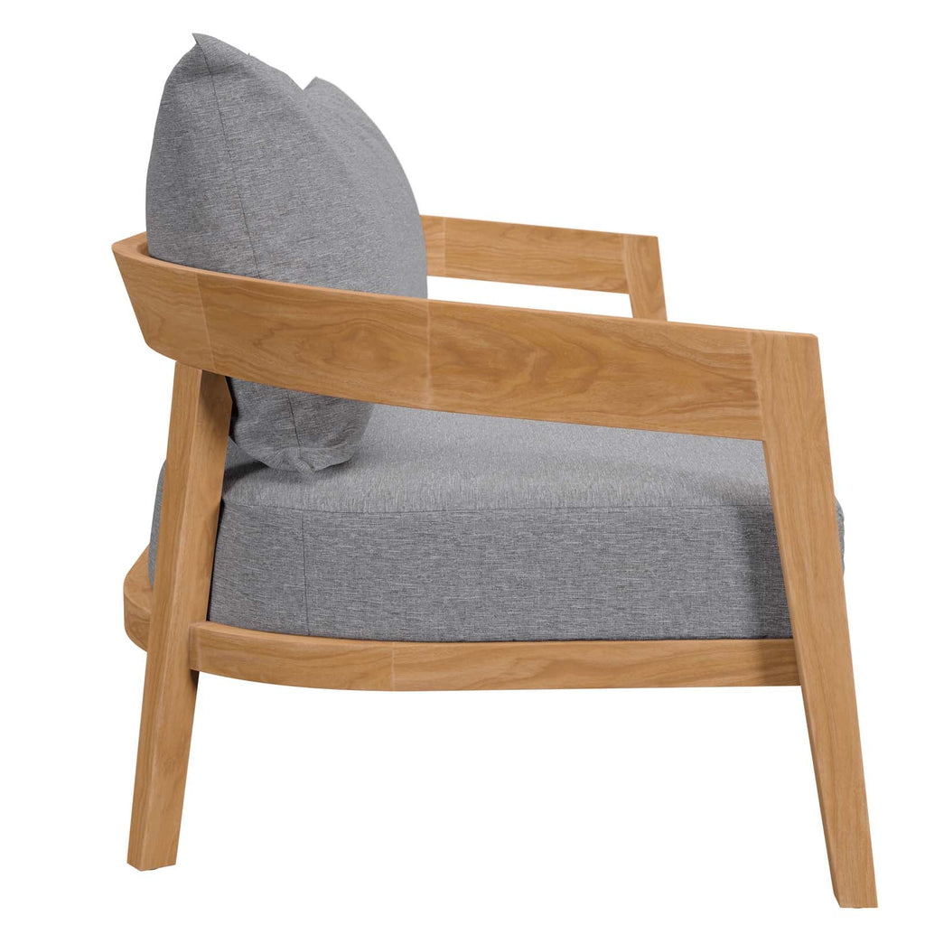 Brisbane 6-Piece Teak Wood Outdoor Patio Set by Modway