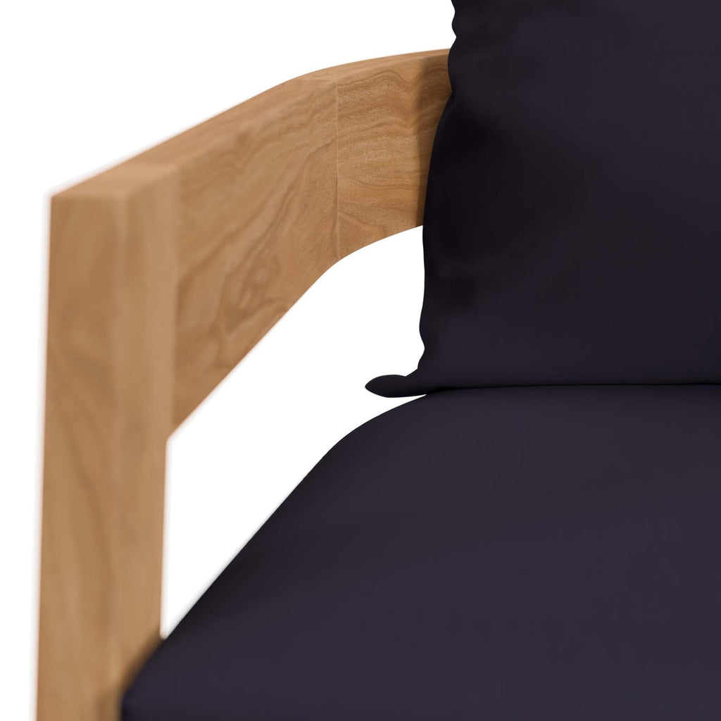 Brisbane 6-Piece Teak Wood Outdoor Patio Set by Modway
