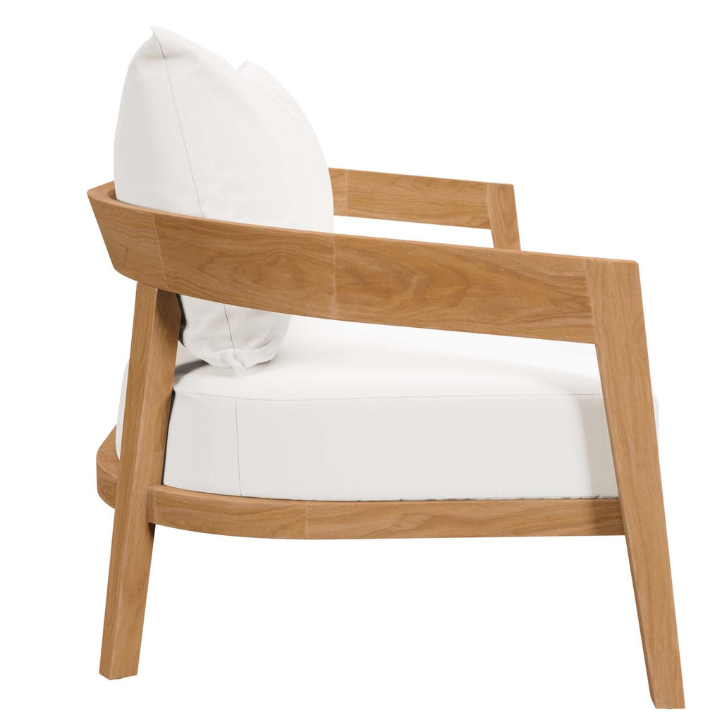 Brisbane 6-Piece Teak Wood Outdoor Patio Set by Modway