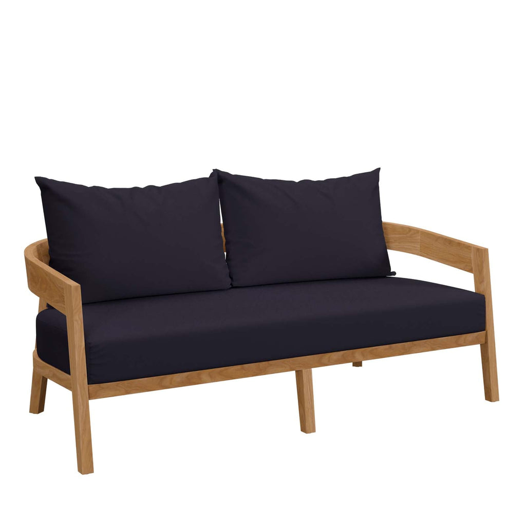 Brisbane 3-Piece Teak Wood Outdoor Patio Set by Modway