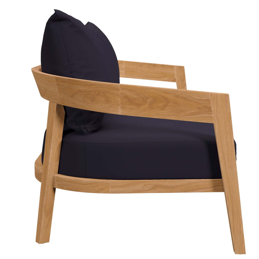 Brisbane 3-Piece Teak Wood Outdoor Patio Set by Modway