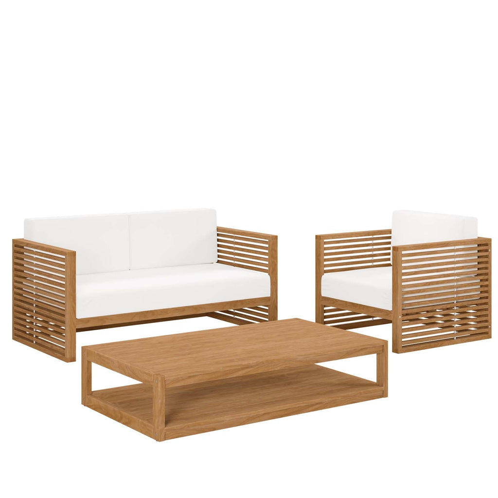 Conjure Channel Tufted 6-Piece Sectional in Black Cognac