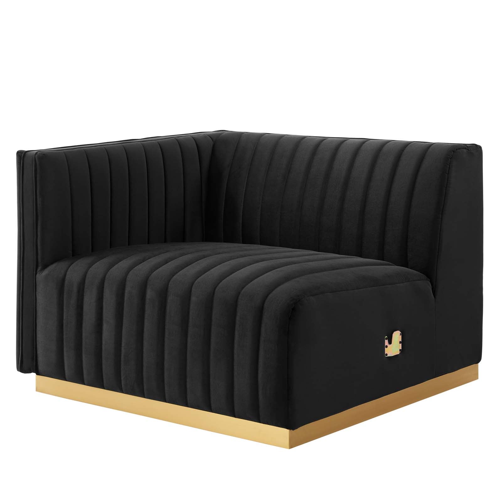 Conjure Channel Tufted 4-Piece Performance Velvet
