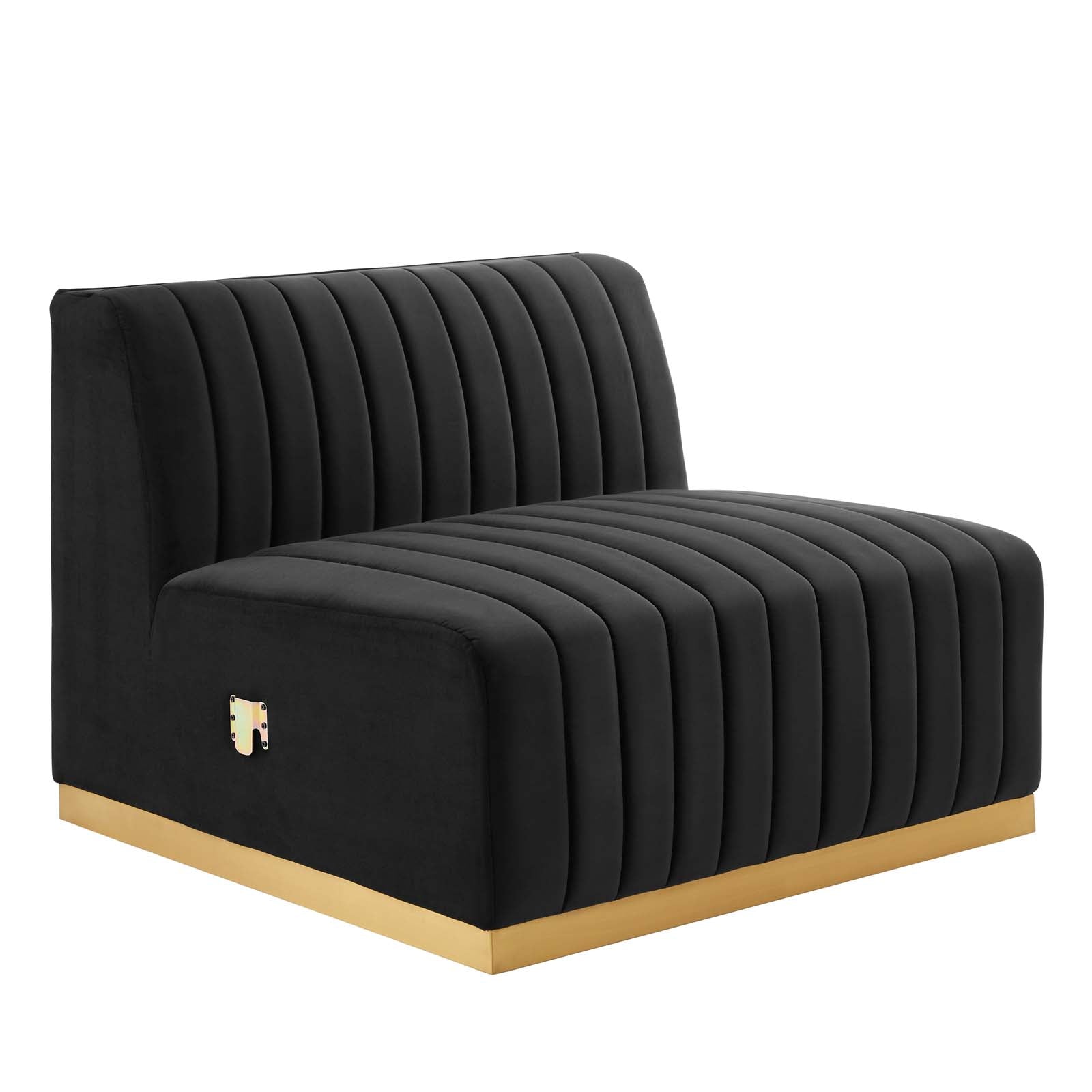 Conjure Channel Tufted Performance Velvet 5-Piece