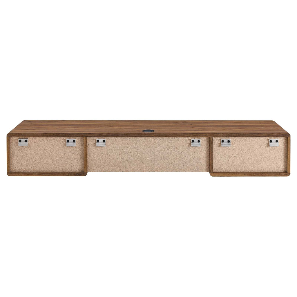 Transmit 60" Wall Mount Wood Office Desk by Modway