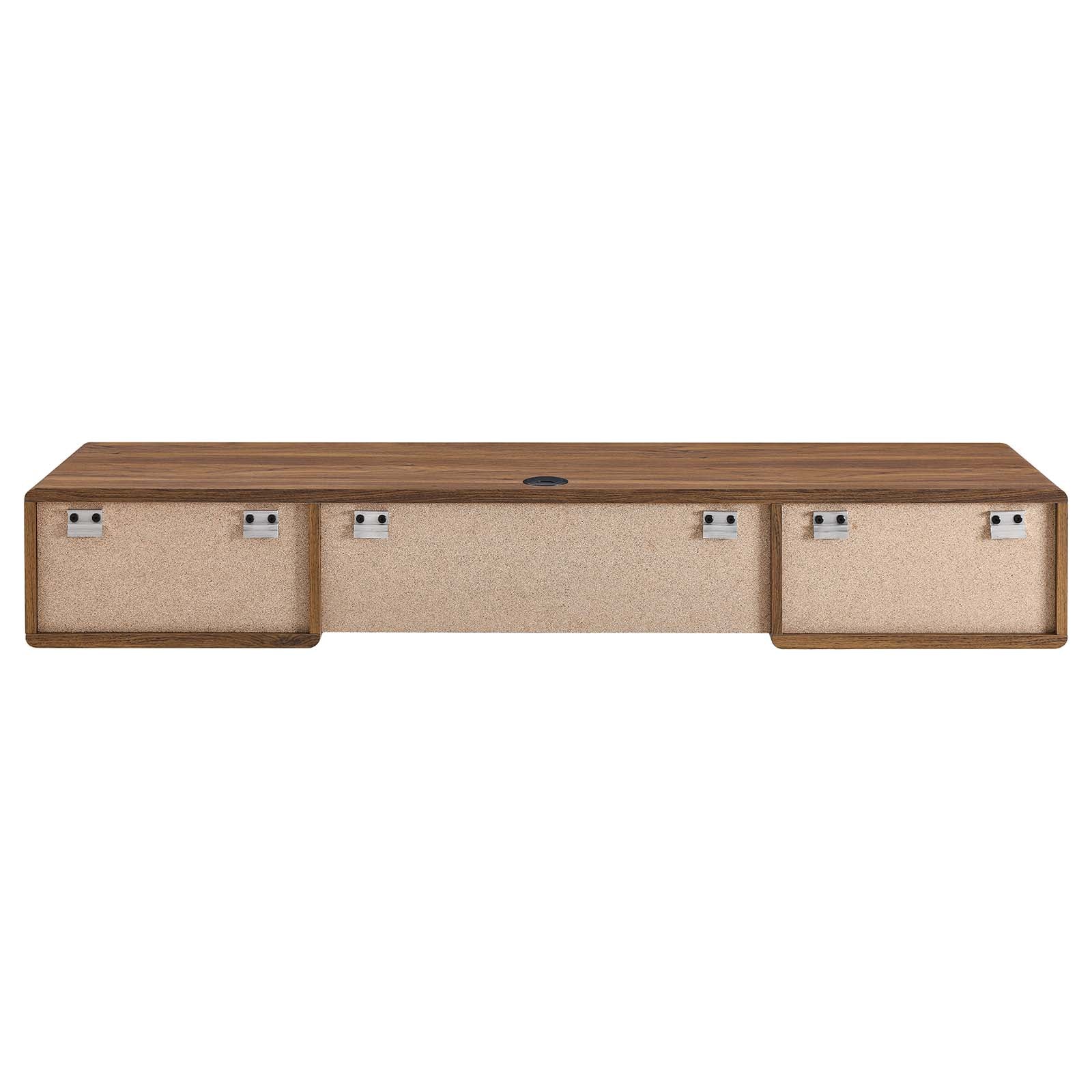 Transmit 60" Wall Mount Wood Office Desk by Modway