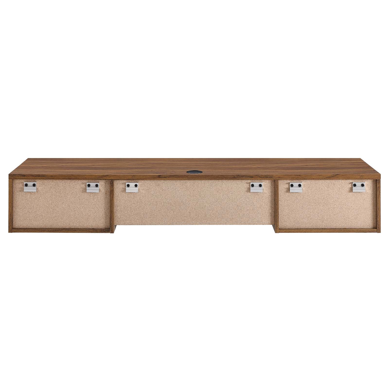 Render Wall Mount Wood Office Desk by Modway