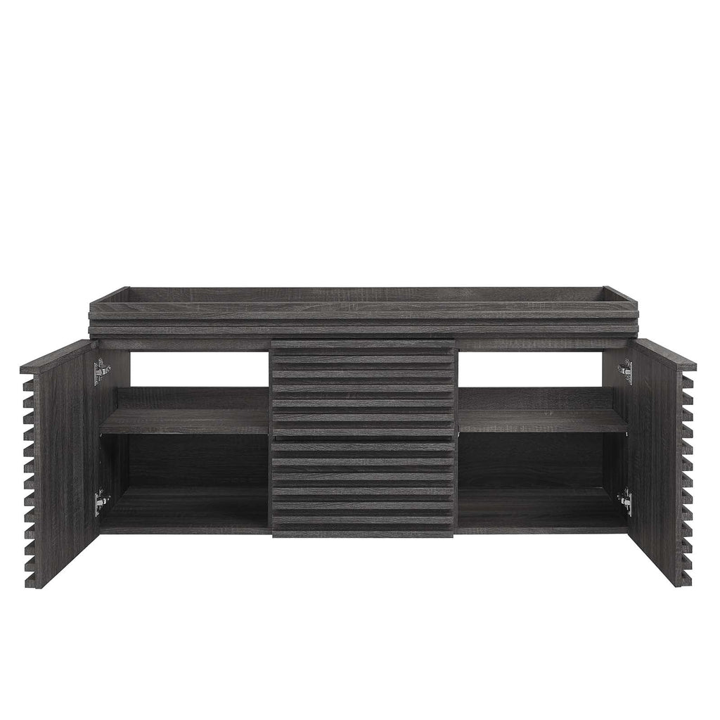 Render 48" Double Sink Compatible (Not Included) Bathroom Vanity Cabinet by Modway