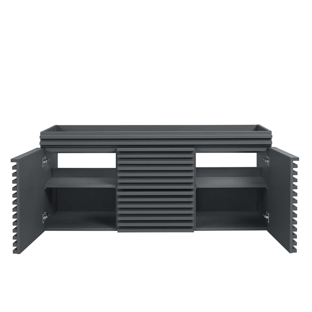 Render 48" Double Sink Compatible (Not Included) Bathroom Vanity Cabinet by Modway