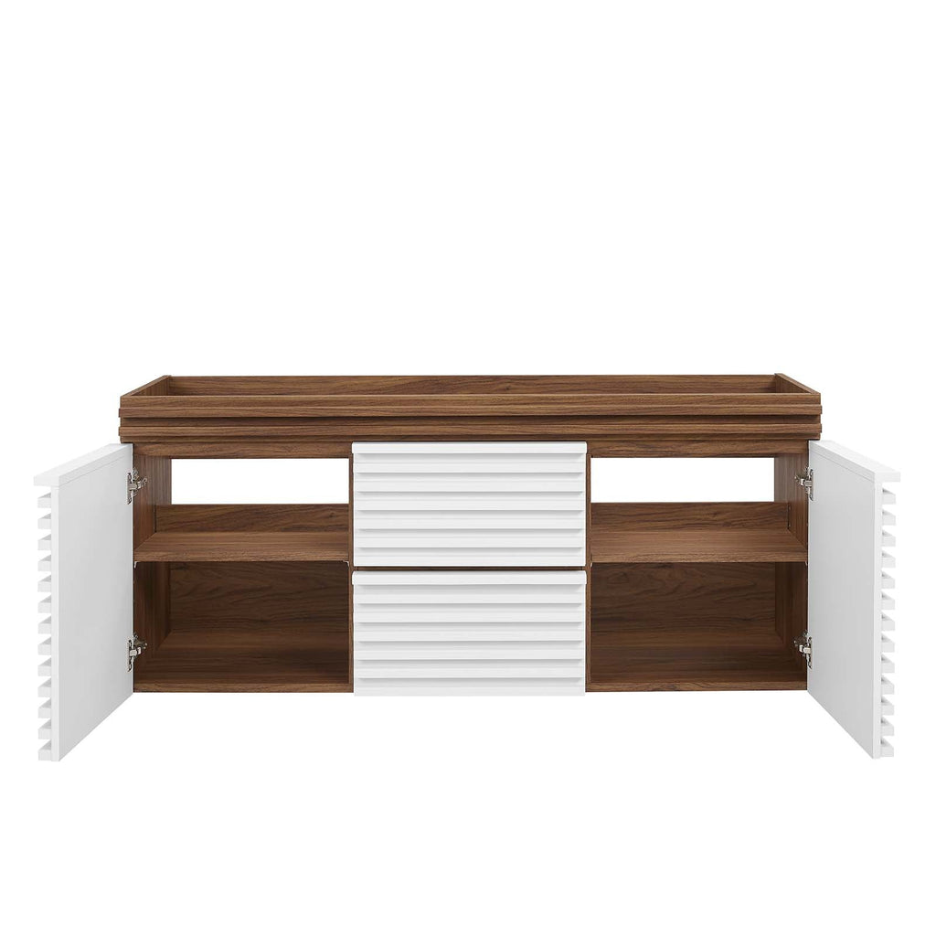 Render 48" Double Sink Compatible (Not Included) Bathroom Vanity Cabinet by Modway
