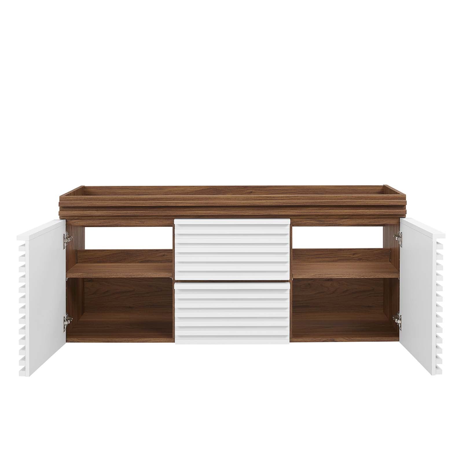 Render 48" Double Sink Compatible (Not Included) Bathroom Vanity Cabinet by Modway