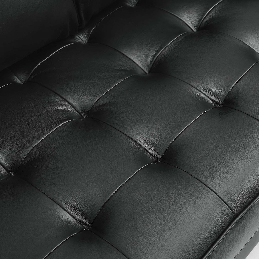 Valour Leather Loveseat by Modway