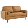 Valour Leather Loveseat by Modway