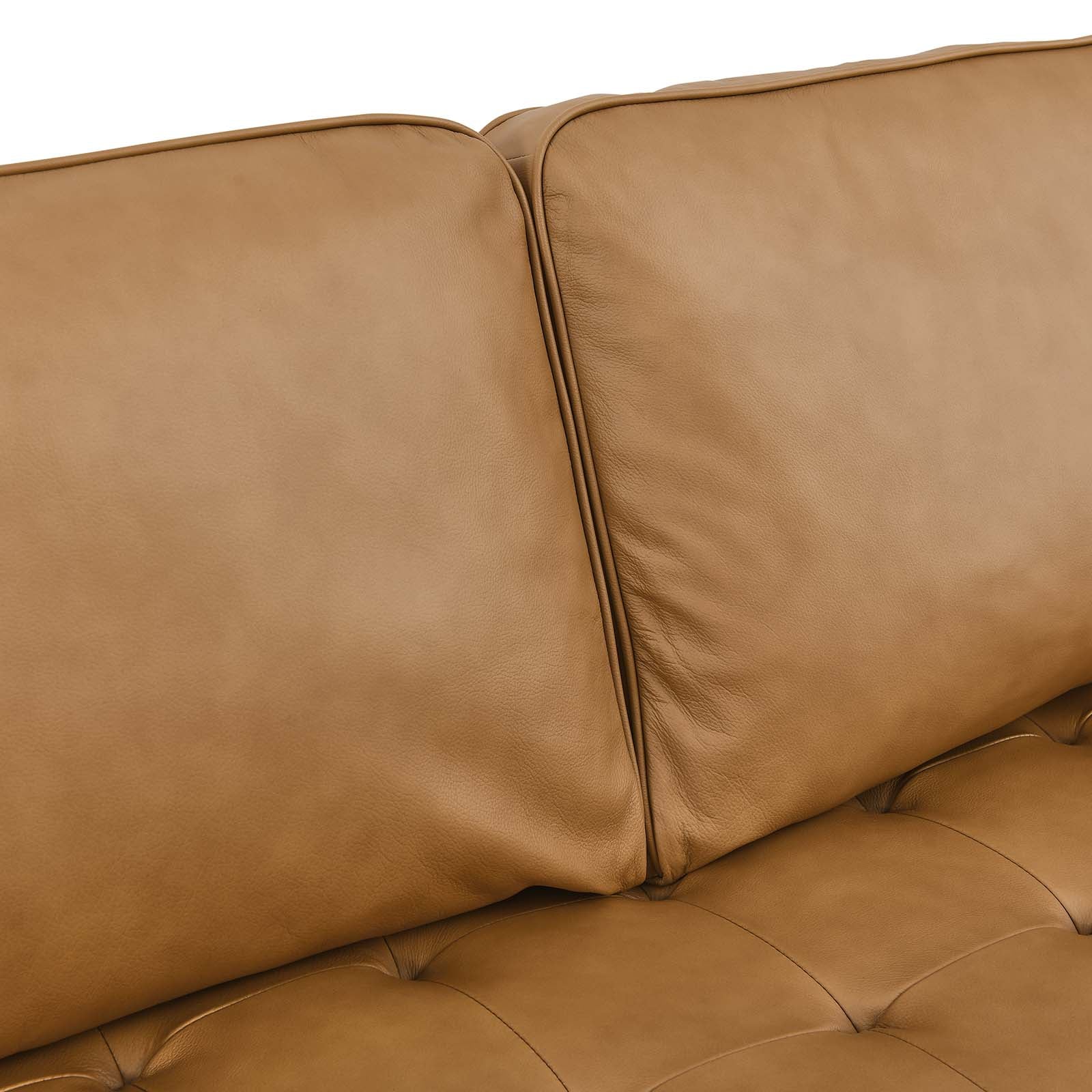 Valour 98" Leather Sectional Sofa by Modway