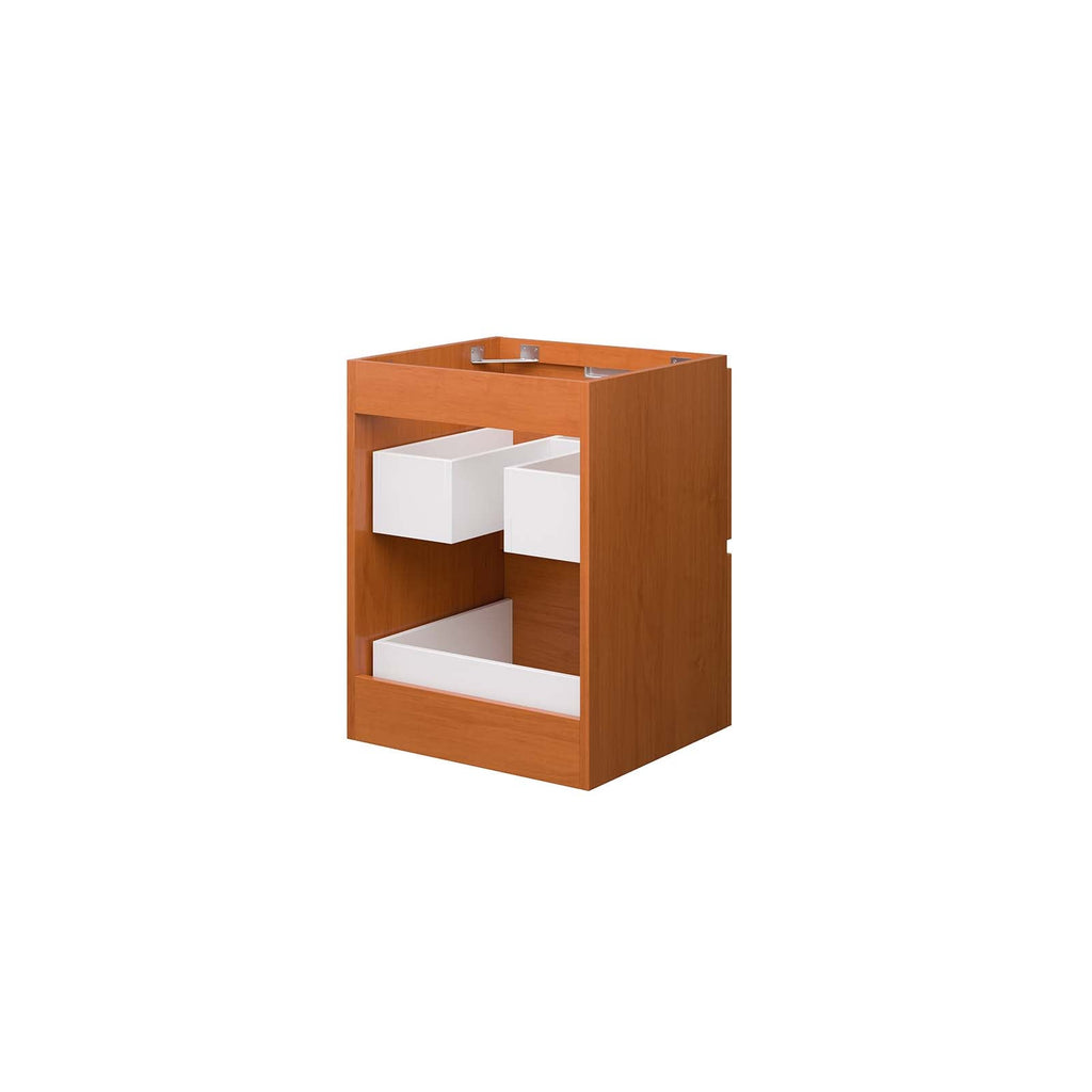 Scenic 18" Wall-Mount Bathroom Vanity Cabinet (Sink Basin Not Included) by Modway