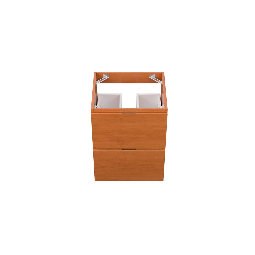 Scenic 18" Wall-Mount Bathroom Vanity Cabinet (Sink Basin Not Included) by Modway