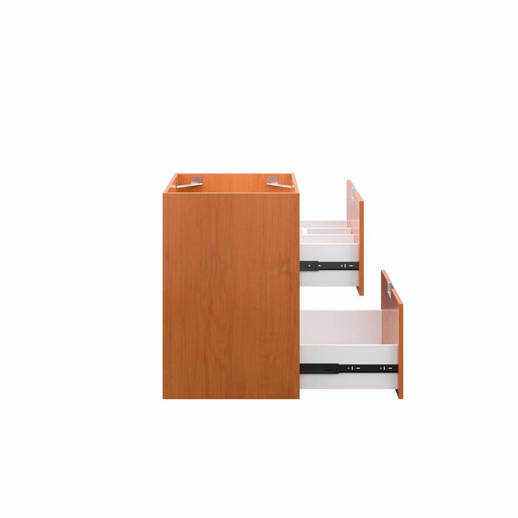 Scenic 18" Wall-Mount Bathroom Vanity Cabinet (Sink Basin Not Included) by Modway